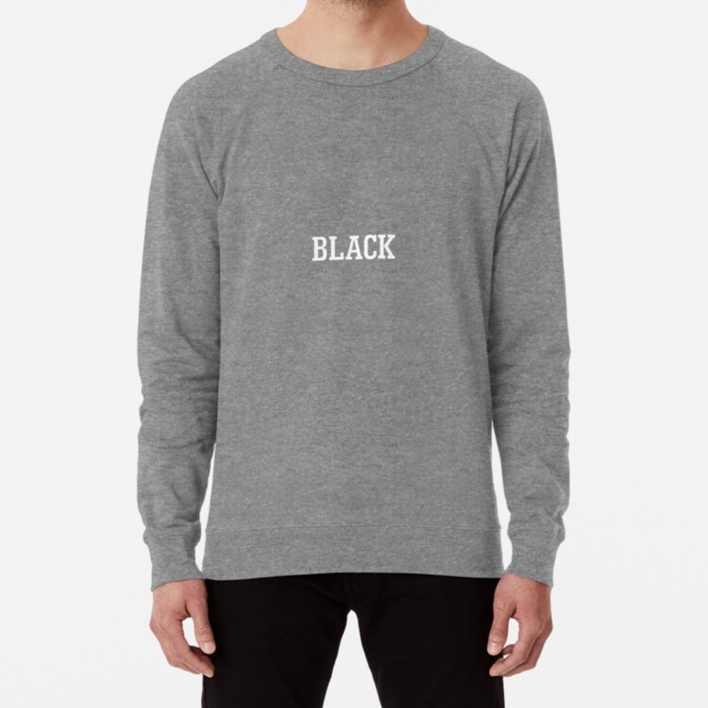 Black Summer Grey Lightweight Sweater